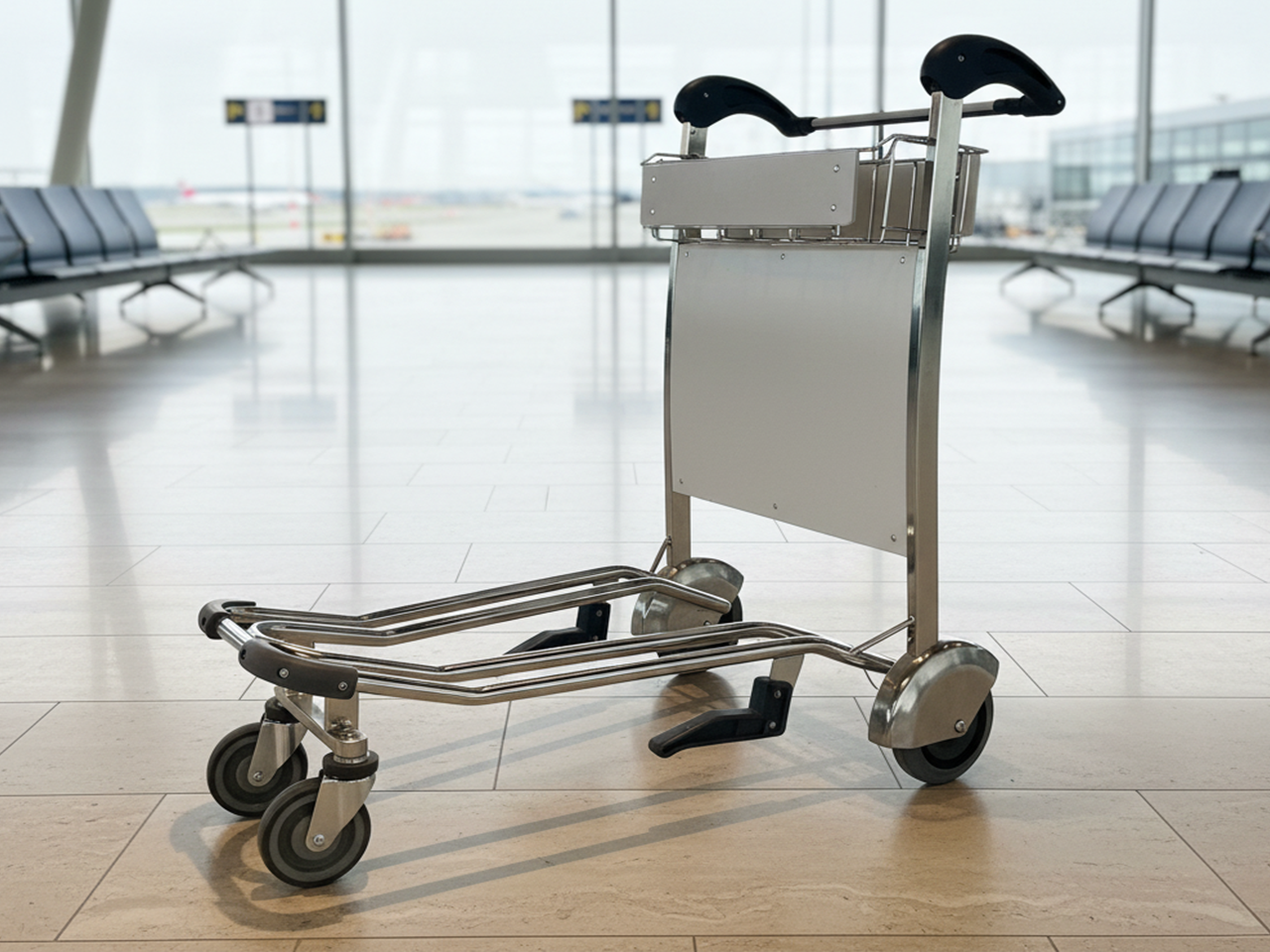 Why Top Global Airports Choose MINGLE’s Airport Luggage Trolleys